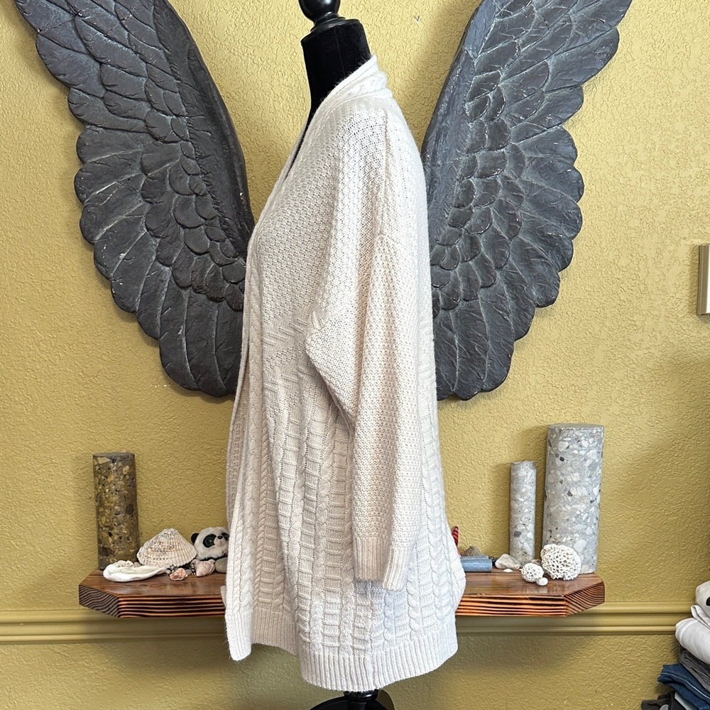 Dreamers Open Front Knit Cardigan Sweater - Picture 5 of 8